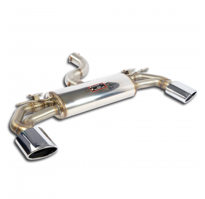 Silencioso trasero con válvulas Derecho-Izquierdo 145x95 Escape central + silenciador trasero derecho-izquierdo AUDI RS3 8VA Spo