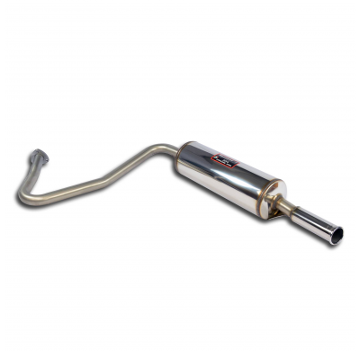 Silencioso trasero derecho O54 Sistema 100% de acero inoxidable 2 x Ø50 mm - Solo kit completo BMW E21 - Todos los modelos (moto