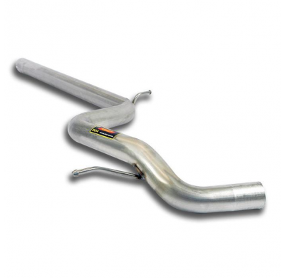 Tubo central Sistema 100% de acero inoxidable - Sobredimensionado Ø80 mm - Ø76 mm - Solo kit completo VW GOLF VIII GTI 2.0 TSI