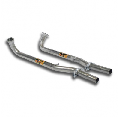 kit tubos delanteros Derecho-Izquierdo Sistema 100% Inox ALFA ROMEO 90 2.5 V6 Quadrifoglio Oro '84 -> '88 kit tubos delanteros D