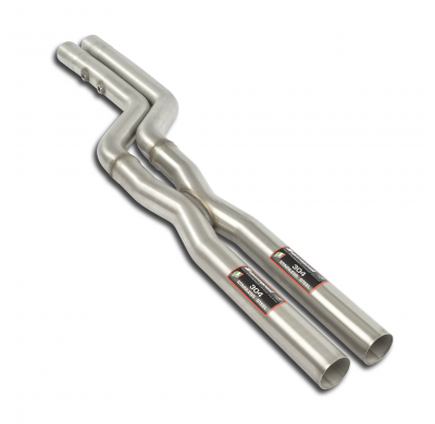Kit de tubos delanteros "X-Pipe" Sistema 100% de acero inoxidable, 2 x Ø60 mm - Solo kit completo Hartge E30 H35-24s (M88 / S38