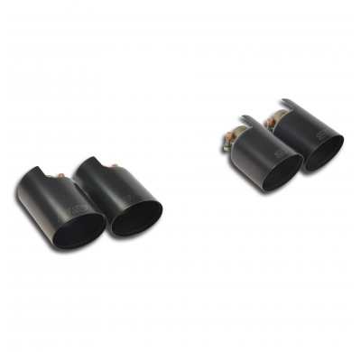 Colas de escape Derecha-Izquierda OO100 "Gun Metal Grey"  Sección trasera y tubos de escape - Solo kit completo PORSCHE MACAN S