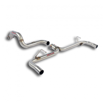 Tubo Trasero Derecho-Izquierdo (Anula Silencioso)  - 595 Abarth 1.4t "Trofeo Edition" (140 Cv) (ø65) 2015 -> Supersprint