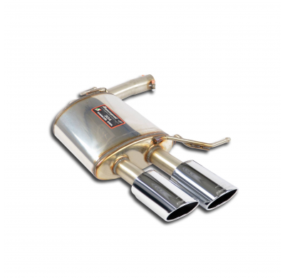 Silencioso trasero Sport izquierdo 100x75 Sistema "Cat.-Back", salida derecha-izquierda, para difusor OEM - Solo kit completo SK