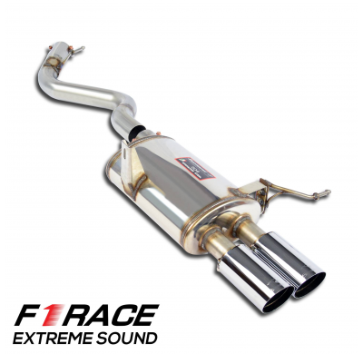 Silencioso trasero izquierdo "F1 Race LIGHTWEIGHT" OO80 Sistema de cabezales de gran tamaño 2 x Ø70 mm -> 2 x Ø65 mm - Solo kit