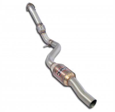Tubo delantero + catalizador metalico Sistema 100% de acero inoxidable, tubo de bajada + convertidor catalítico metálico, diámet
