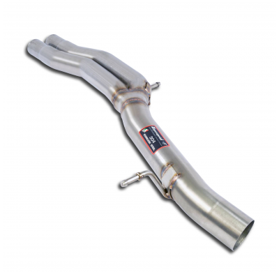 Tubo central Sistema "Cat.-Back" 100% de acero inoxidable, sobredimensionado Ø90 mm - Solo kit completo AUDI RS4 Quattro (Avant)