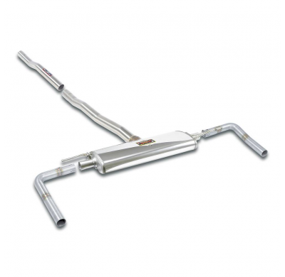 Silencioso trasero Derecho-Izquierdo Sistema derecha-izquierda 100% acero inoxidable. Tamaño extragrande Ø60 mm. Para el modelo