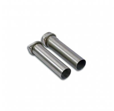 kit tubos de conexión Sistema "Cat.-back" 100% de acero inoxidable - Solo kit completo MERCEDES W126 560 SE AMG '85 -> '91 kit t