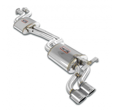 Escape central y trasero 90x70 "S-Bend" Sistema "Cat.-back" 100% de acero inoxidable MERCEDES W124 500 E V8 (320- 326 CV) '91 ->
