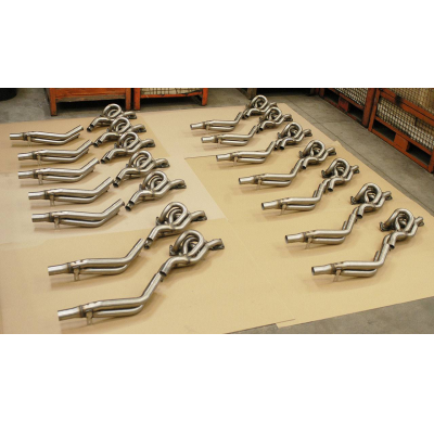 Colectores + "Y-Pipe"(Left Hand Drive) - Mercedes W210 E 230 (Sedan) ' 96 -> ' 01 Supersprint