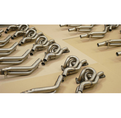 Colectores + "Y-Pipe"(Left Hand Drive) - Mercedes C208 Clk 230 Coupé Kompressor (193 Hp) '97 -> '00 Supersprint