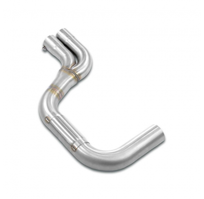 Tubo de conexión Y para silencioso central Supersprint Sistema Cat-back 100% Acero Inox MERCEDES S210 E 60 AMG V8 (S.W.) ' 97 ->