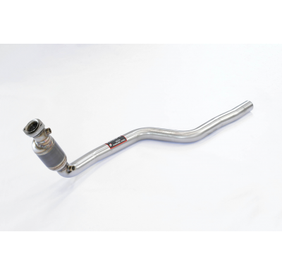 Tubo de bajada derecho + tubo delantero + catalizador metálico primario Sistema 100% de acero inoxidable, para colectores de esc