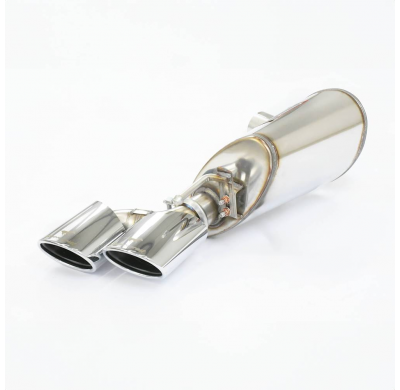 Silencioso trasero derecho 120 x 80 Sistema "Cat.-back" 100% de acero inoxidable - Solo kit completo MERCEDES R230 SL 350 V6 (M1