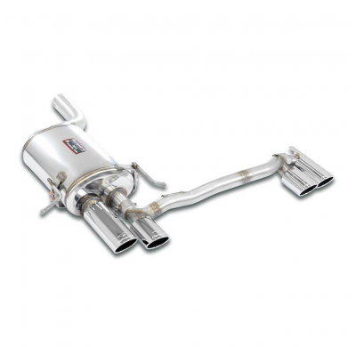 Silencioso trasero 4 salidas 90x70 ALTERNATIVA:Sistema salida Derecha-Izquierda (Se necesita modificar paragolpes) MERCEDES W209