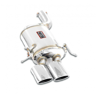 Silencioso trasero 120 x 80 Sistema "Cat.-back" 100% de acero inoxidable - Solo kit completo MERCEDES W209 CLK 55 AMG V8 (367 CV