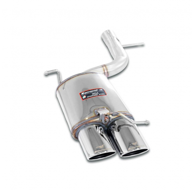 Escape trasero izquierdo 120x80 Sistema de competición 100% acero inoxidable, 2 x Ø60 mm MERCEDES R171 SLK 300 V6 (231 CV) '09 -