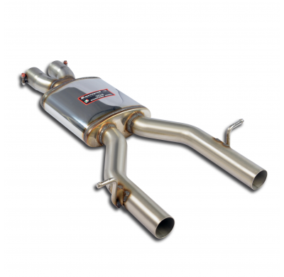 X-Pipe Mid Section (Resonated) - Mercedes W204 C63 Amg V8 (Sedan + S.W. - M156 - 456 Cv) 2007 -> Supersprint