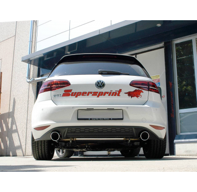 Colas De Escape Derecha O100 - Izquierda O100  - Vw Golf Vii 1.2 Tsi (86-105-110 Cv) 2012 -> Supersprint