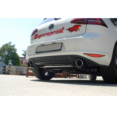 Colas De Escape Derecha O100 - Izquierda O100  - Vw Golf Vii Gti 2.0 Tsi (220 Cv) 2013 -> Supersprint