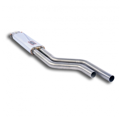 Silencioso central Sistema silencioso doble central + trasero para downpipe OEM Solo sistema completo  ALPINA B7 S (E24) 3.5 Tur