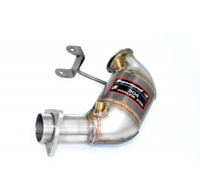 Catalizador metalico delantero Derecho-Izquierdo 100 CPSI  Sistema de escape "Motorsport" sobredimensionado 100% acero inoxidabl