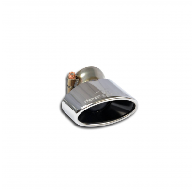 Tubo final izquierdo 145 x 95 Sistema "Racing" 100% acero inoxidable, sobredimensionado 2 x Ø70 mm, elimina los catalizadores -