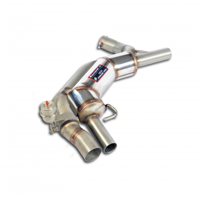 Silencioso Trasero izquierdo con valvula Sistema 100% de acero inoxidable 2 x Ø 70 mm MERCEDES A217 S 500 / S 550 4.7i V8 Bi-Tur