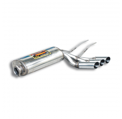 Silencioso trasero izquierdo OOO76 Sistema 100% de acero inoxidable, para los tubos de escape turbo de serie. MERCEDES W463 G63