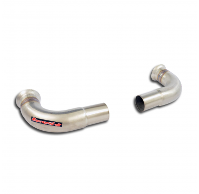 Kit tubos de conexión (Para colectores y catalizador OEM) ALTERNATIVA:SUPERSPRINT Silencioso central (Anula silenciosos Derecho-