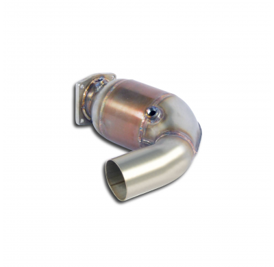Silencioso delantero derecho con catalizador metalico 200CPSI Sistema 100% de acero inoxidable para silenciador trasero OEM. POR