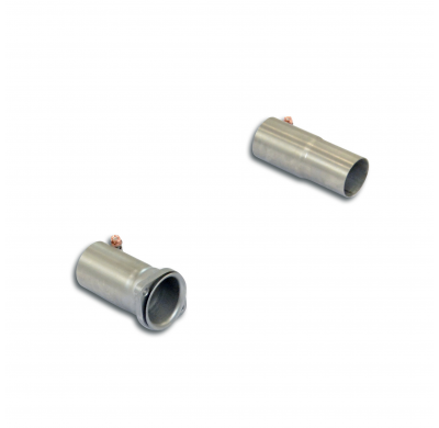 Connecting pipes Right - Left Sistema 100% de acero inoxidable, para colectores de escape originales - Solo kit completo MERCEDE