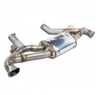 Escape trasero derecho - izquierdo con válvulas Para difusor OEM Sistema "Cat.-back" 100% de acero inoxidable - Solo kit complet