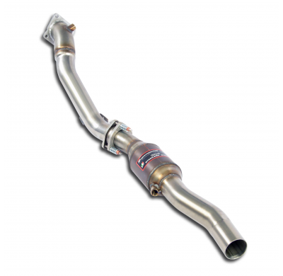 Donwpipe izquierdo con catalizador metalico Sistema 100% de acero inoxidable AUDI A6 4B QUATTRO (Sedan + Avant) 2.7i  V6 Turbo (