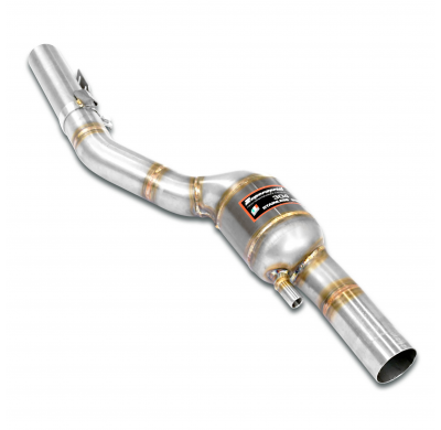 Catalizador metalico delantero izquierdo Sistema 100% de acero inoxidable, 2 x Ø70 mm para "Cat.-Back" OEM - Solo kit completo M
