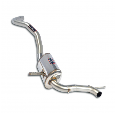 Silencioso Trasero ALTERNATIVA:Sistema 100% Acero Inox "Kat-Back" tamaño grande Ø65mm RENAULT MEGANE III Coupé 2.0 RS / Trophy 2
