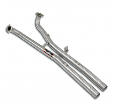kit tubos delanteros Derecho-Izquierdo Sistema 100% de acero inoxidable ALFA ROMEO ZAGATO SZ 3.0i V6 kit tubos delanteros Derech