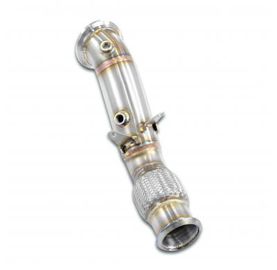 Downpipe  (Reemplaza catalizador) Sistema 100% Acero Inox tamaño grande Ø76mm BMW F33 LCI Cabrio 430i 2.0T (B46 255 CV) 2017 ->