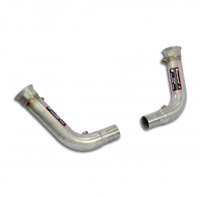 Front pipes kit right - left kit(Replaces catalytic)  Sistema de sobredimensionamiento "Motorsport" 100% acero inoxidable. PORSC