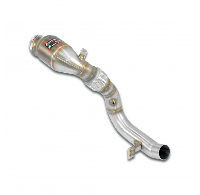 Kit turbo downpipe + Catalizador metalico derecho 100CPSI Acepta el sistema "Cat.-Back" de serie Sistema 100% de acero inoxidabl