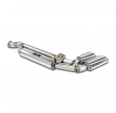 Rear exhaust Right 120x80 con válvula Sistema "Cat.-back" 100% de acero inoxidable MERCEDES W463 (4-door) G500 / G 550 V8 (Bi-Tu