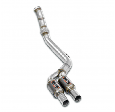 Tubo en Y delantero + catalizador metálico (sustituye al filtro de partículas de gasolina) Sistema "Twin Pipe" 100% de acero ino