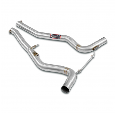 Tubo central derecho - izquierdo Sistema "Twin Pipe" 100% de acero inoxidable - Solo kit completo MERCEDES A238 E 53 AMG 4-Matic