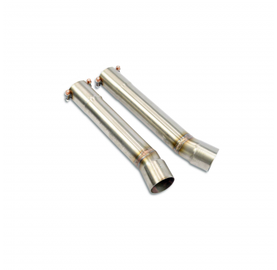 Kit de tubos centrales Derecha - Izquierda Sistema de escape trasero "Cat.-back" derecho-izquierdo 100% de acero inoxidable con