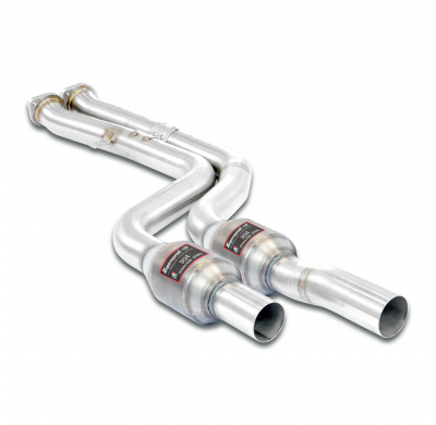 Escape delantero con catalizador metálico Sistema 100% de acero inoxidable - Elimina el catalizador secundario y el silenciador