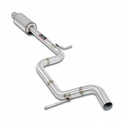 Silencioso central Sistema "Cat.-Back" 100% de acero inoxidable - Para modelos con suspensión trasera "Multilink" VW GOLF VII Va