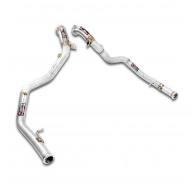 Downpipe kit Right + Left(Replaces catalytic converter) (RHD - LHD)  Sistema 100% de acero inoxidable, para los tubos de turbo o