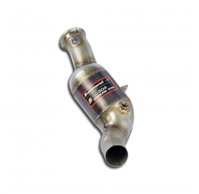 Tubo de escape descendente izquierdo + convertidor catalítico metálico 200CPSI Kit de tubo de escape descendente 100% acero inox