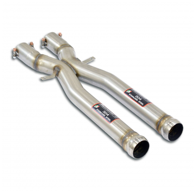 X-Pipe Sistema de escape 100% de acero inoxidable para tubos delanteros OEM - Reemplaza el convertidor catalítico secundario, pa
